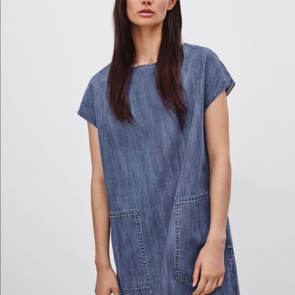 🐦 Aritzia Wilfred Free | Denim Shirt Dress “Nori” - Picture 3 of 11